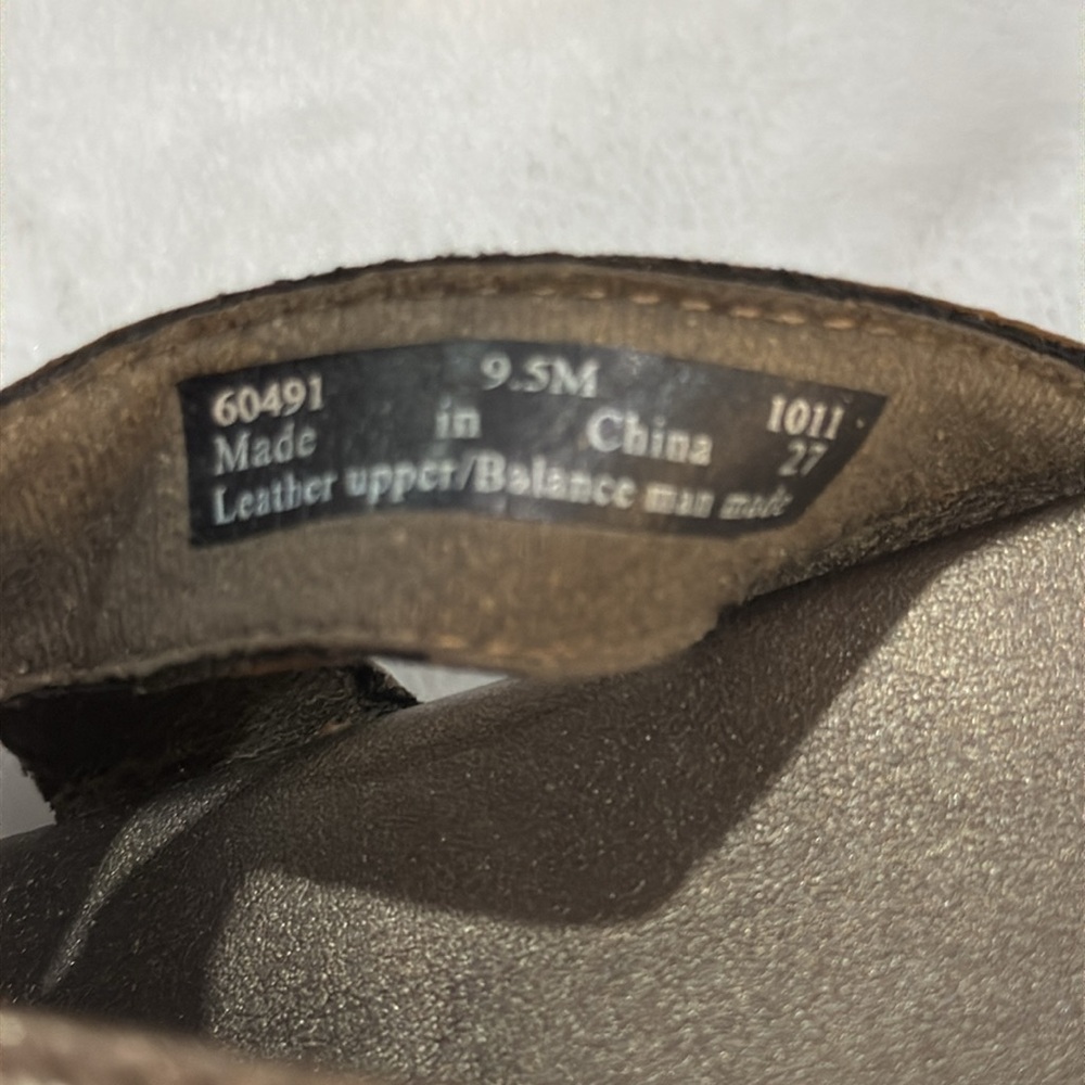 Clarks Bendables Sandals, Color Pewter Size 9 1/2 - image 6